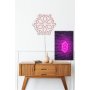 WALLXPERT Zidna LED dekoracija Snowflake Pink - slika 4
