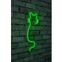 WALLXPERT Zidna LED dekoracija Cat Green - slika 2