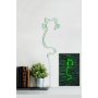 WALLXPERT Zidna LED dekoracija Cat Green - slika 3
