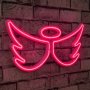 WALLXPERT Zidna LED dekoracija Angel Pink - slika 1