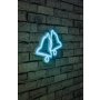 WALLXPERT Zidna LED dekoracija Bells Blue - slika 2