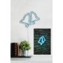 WALLXPERT Zidna LED dekoracija Bells Blue - slika 4