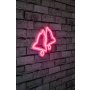 WALLXPERT Zidna LED dekoracija Bells Pink - slika 2