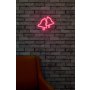 WALLXPERT Zidna LED dekoracija Bells Pink - slika 3