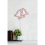 WALLXPERT Zidna LED dekoracija Bells Pink - slika 5