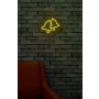 WALLXPERT Zidna LED dekoracija Bells Yellow - slika 3