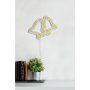 WALLXPERT Zidna LED dekoracija Bells Yellow - slika 5