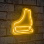 WALLXPERT Zidna LED dekoracija Ice Skate Yellow - slika 1