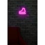 WALLXPERT Zidna LED dekoracija Ice Skate Pink - slika 3