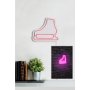WALLXPERT Zidna LED dekoracija Ice Skate Pink - slika 4