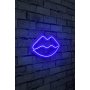 WALLXPERT Zidna LED dekoracija Lips Blue - slika 2