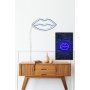 WALLXPERT Zidna LED dekoracija Lips Blue - slika 3