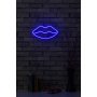 WALLXPERT Zidna LED dekoracija Lips Blue - slika 4