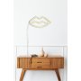 WALLXPERT Zidna LED dekoracija Lips Yellow - slika 5