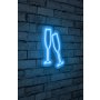 WALLXPERT Zidna LED dekoracija Champagne Glasses Blue - slika 2
