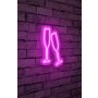 WALLXPERT Zidna LED dekoracija Champagne Glasses Pink - slika 2