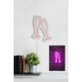 WALLXPERT Zidna LED dekoracija Champagne Glasses Pink - slika 4