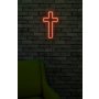 WALLXPERT Zidna LED dekoracija Cross Sign Red - slika 2