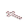 WALLXPERT Zidna LED dekoracija Cross Sign Red - slika 5