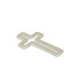 WALLXPERT Zidna LED dekoracija Cross Sign Yellow - slika 5