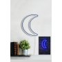 WALLXPERT Zidna LED dekoracija Crescent Blue - slika 3