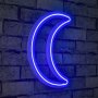 WALLXPERT Zidna LED dekoracija Crescent Blue - slika 1