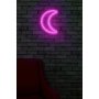 WALLXPERT Zidna LED dekoracija Crescent Pink - slika 4