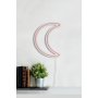 WALLXPERT Zidna LED dekoracija Crescent Pink - slika 5