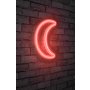 WALLXPERT Zidna LED dekoracija Crescent Red - slika 2