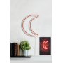 WALLXPERT Zidna LED dekoracija Crescent Red - slika 5
