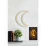 WALLXPERT Zidna LED dekoracija Crescent Yellow - slika 3