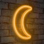 WALLXPERT Zidna LED dekoracija Crescent Yellow - slika 1