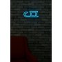 WALLXPERT Zidna LED dekoracija Sled Blue - slika 4