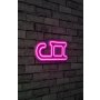 WALLXPERT Zidna LED dekoracija Sled Pink - slika 2