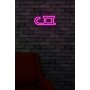 WALLXPERT Zidna LED dekoracija Sled Pink - slika 4