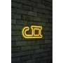 WALLXPERT Zidna LED dekoracija Sled Yellow - slika 2