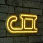 WALLXPERT Zidna LED dekoracija Sled Yellow - slika 1