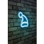 WALLXPERT Zidna LED dekoracija Santa Claus Blue - slika 2