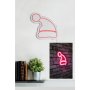 WALLXPERT Zidna LED dekoracija Santa Claus Pink - slika 3