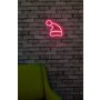 WALLXPERT Zidna LED dekoracija Santa Claus Pink - slika 4