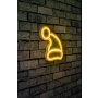 WALLXPERT Zidna LED dekoracija Santa Claus Yellow - slika 2