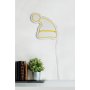 WALLXPERT Zidna LED dekoracija Santa Claus Yellow - slika 5