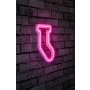 WALLXPERT Zidna LED dekoracija Socks Pink - slika 2