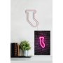 WALLXPERT Zidna LED dekoracija Socks Pink - slika 3