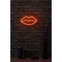 WALLXPERT Zidna LED dekoracija Lips Red - slika 4