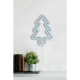 WALLXPERT Zidna LED dekoracija Christmas Pine Blue - slika 5