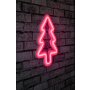 WALLXPERT Zidna LED dekoracija Christmas Pine Pink - slika 2