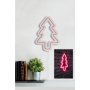WALLXPERT Zidna LED dekoracija Christmas Pine Pink - slika 4