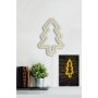 WALLXPERT Zidna LED dekoracija Christmas Pine Yellow - slika 4