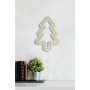 WALLXPERT Zidna LED dekoracija Christmas Pine Yellow - slika 5